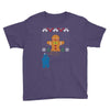 cookie monster gingerbread man ugly christmas sweater Youth Tee
