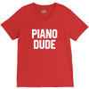 piano dude V-Neck Tee