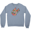 adesivo  hand shocker stickers bomb decal usdm jdm Crewneck Sweatshirt