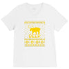 ugly sweater party beer bear funny V-Neck Tee