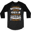 Super Cool Mother In Law Of A Freaking Awesome Daughter 3/4 Sleeve Shirt
