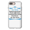 Dear Daddy, Thanks for Being my Dad Baby Boy Letter to Father iPhone 8 Plus
