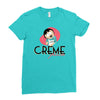 creme fraiche Ladies Fitted T-Shirt
