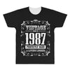vintage made in 1987 perfectly aged a living legend All Over Men's T-shirt
