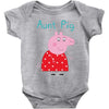 peppa pig aunt pig Baby Bodysuit