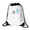 running things Drawstring Bags