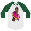 stickers 3/4 Sleeve Shirt
