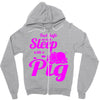 pig lover Zipper Hoodie