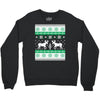 reindeer christmas ugly sweater Crewneck Sweatshirt
