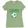 ireland soccer Ladies Fitted T-Shirt