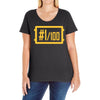 winner winner chicken dinner decal Ladies Curvy T-Shirt