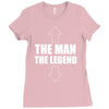 the man the legend funny Ladies Fitted T-Shirt