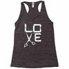 shear love Racerback Tank