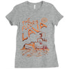 the floor is lava Ladies Fitted T-Shirt
