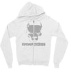 pitbull american pit bull spiked dog collar Zipper Hoodie