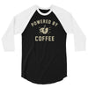 powered by coffee 3/4 Sleeve Shirt
