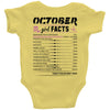 October Girl Facts Scorpio Baby Onesie