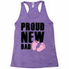 proud new girl Racerback Tank