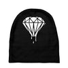 dripping diamond logo Baby Beanies