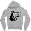 crazy cat lady Zipper Hoodie