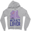 #crazylover clearance Zipper Hoodie