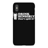 drink sensibly, don't spill it! iPhoneX