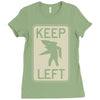 keep left shark Ladies Fitted T-Shirt