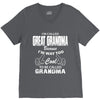 I&rsquo;m Called Great Grandma Because I&rsquo;m Way Too Cool To Be Called Gra V-Neck Tee