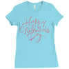 happy valentines day Ladies Fitted T-Shirt