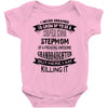 Super Cool Stepmom Of A Freaking Awesome Granddaughter Baby Onesie