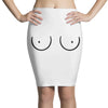 boobs boob Pencil Skirts