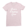 bride's drinking team diamond ring bachelorette Ladies Fitted T-Shirt