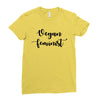 vegan feminist Ladies Fitted T-Shirt