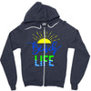 beach life Zipper Hoodie