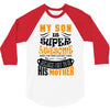 My Son Is Super Awesome His Mother 3/4 Sleeve Shirt