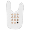 charlie moticons Baby Bibs