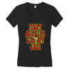 funny ferry mucking christmas, ideal gift or christmas present. Women's V-Neck T-Shirt