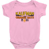 kaufman orange bats 2011 Baby Onesie