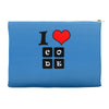 i love code Accessory Pouches