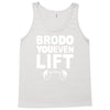 bro do you even lift baseball raglan Tank Top