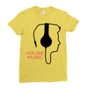house music Ladies Fitted T-Shirt