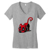 catpool Women's V-Neck T-Shirt