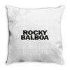Rock Balboa Throw Pillow