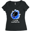 i love mondays Women's Triblend Scoop T-shirt