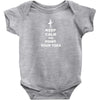 Keep Calm and Point Your Toes Baby Onesie
