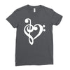 musik notes Ladies Fitted T-Shirt