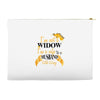 i'm not a widow i'm a wife to a husband with wings Accessory Pouches