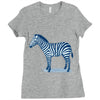 caged Ladies Fitted T-Shirt