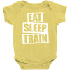 v5 eat sleep train Baby Onesie