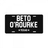 Beto O'rourke Texas License Plate